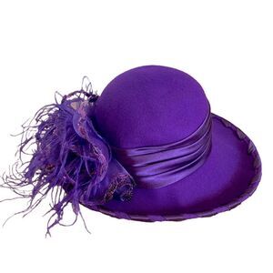Something Special Purple Wool Hat